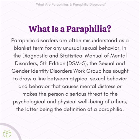 List of paraphilias